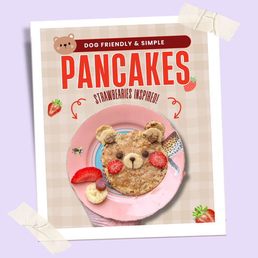 How to make dog-friendly pancakes for Pancake Day using banana, eggs and coconut oil in a frying pan