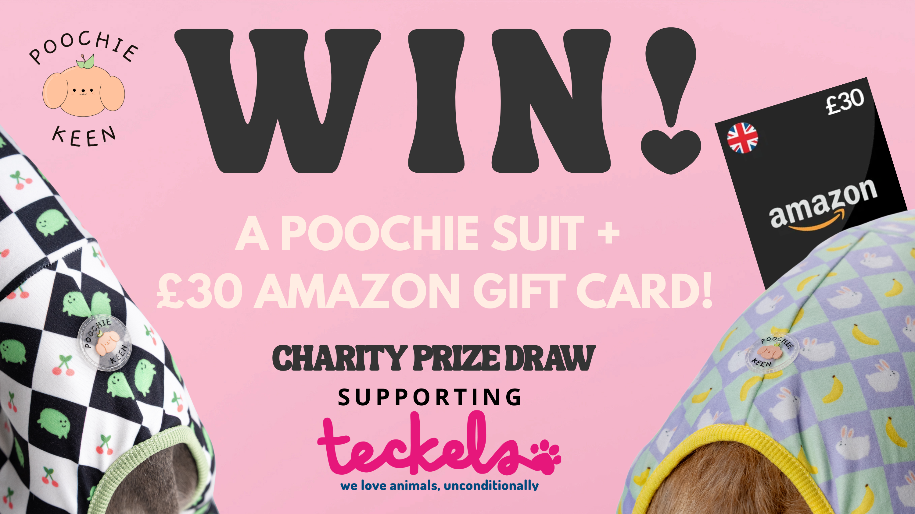 Keen Draw Keen2Help: Charity Prize Draw for Teckels – Poochie Keen